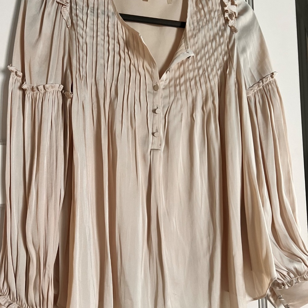 Silk LoveShackFancy Blouse - Picture 2 of 3